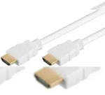 Goobay 61022 Standard High Speed HDMITM-Kabel mit Ethernet, 5 m, wei&szlig; - 4K/60Hz