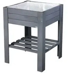 WAGNER GreenFAMILY Hochbeet GreenBOX Light - 53,5 x 53,5 x 70 cm, Massivholz