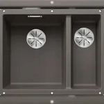 BLANCO GmbH + Co KG BLANCO SUBLINE 340/160-U Einbausp&uuml;le SILGRANIT vulkangrau ab 60