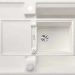 BLANCO GmbH + Co KG BLANCO ADIRA XL 6 S-F Einbausp&uuml;le SILGRANIT wei&szlig; ab 60 cm
