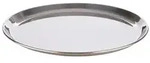 APS Tablett &Oslash;27 cm, H: 1,5 cm, Edelstahl, hochglanzpoliert