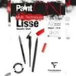 Clairefontaine PaintON Lisse/Glatt, Block A2, kopfseitig geleimt, 25 Blatt,...