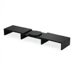Relaxdays Monitorst&auml;nder f&uuml;r 2 Monitore, verstellbar, ergonomisches Arbeiten,