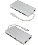 Helos Dockingstation, USB 3.1 Type-CTM St./HDMI/VGA/USB/LAN/AUDIO/SD, PREMIUM