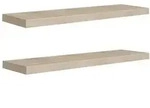 vidaXL Schweberegale 2 Stk. Eichen-Optik 90x23,5x3,8 cm MDF