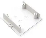 BACHMANN Rahmen Blind mit Anschraubdome weiss