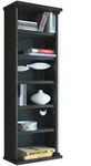 VCM Loposa Regal CD,DVD Aufbewahrung 150 CD 6 Ablagen schwarz.