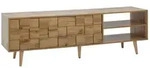 TV Schrank FineBuy Lowboard 160x51x40cm Holz Eiche Fernsehkommode Fernsehschrank