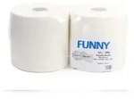 Funny Putztuchrolle, 2-lg., &Oslash; 27 cm, 26x33 cm, Zellstoff, wei&szlig;, im Karton, 2...