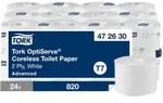 Tork OptiServe&reg; H&uuml;lsenloses Toilettenpapier Wei&szlig; T7