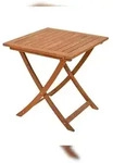 Merxx Klapptisch 70 x 70 cm Eukalyptusholz