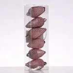 MARELIDA Christbaumschmuck Baumschmuck Tannenzapfen bruchfest glitzernd H: 8cm...