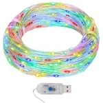 vidaXL LED-Lichterdraht 40 m 400 LED Mehrfarbig 8 Funktionen
