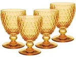 Villeroy & Boch Boston Coloured Wei&szlig;weinglas 230 ml Saffron 4er Set