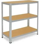 shelfplaza HOME 100x120x60 cm Schwerlastregal in verzinkt mit 3 B&ouml;den und 175...