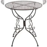 CLP Gartentisch Amanda, &Oslash; 70 cm bronze