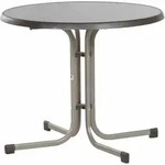 SIEGER 209/ Boulevard-Klapptisch, &Oslash; 86x72 cm, champagner