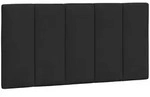 vidaXL Kopfteil-Kissen "Hanko" Schwarz 100 cm Samt