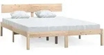 vidaXL Massivholzbett ohne Matratze 160x200 cm