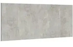 vidaXL Kopfteil Betongrau 200x1,5x80 cm Holzwerkstoff