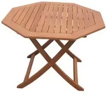 Merxx Klapptisch achteckig. &Oslash; 110 cm Eukalyptusholz