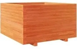 vidaXL Pflanzk&uuml;bel Wachsbraun 80x80x49,5 cm Massivholz Kiefer