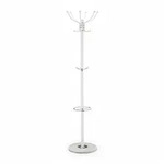 Relaxdays Garderobenst&auml;nder mit Schirmst&auml;nder, 16 Haken, HD 176,5 x 36,5 cm,