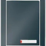 LEITZ Sichth&uuml;lle Cosy mit 3 F&auml;chern A4 PP genarbt VE=3 St&uuml;ck grau