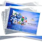 Exacompta 5934E 5x 10er Packung perforierter Prospekth&uuml;llen PP glatt 55&mu;, DIN...