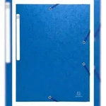 Exacompta 55952E 25x Sammelmappe mit Gummizug und 3 Klappen, Scotten Colorspan-Karton