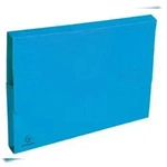 Exacompta 46972E 10x 10er Packung Aktenmappen mit Verschlusskappe aus Karton...