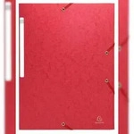 Exacompta 55955E 25x Sammelmappe mit Gummizug und 3 Klappen, Scotten Colorspan-Karton