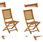 Merxx Cordoba Klappstuhl Set 2tlg., 2 Klappst&uuml;hle, Eukalyptus