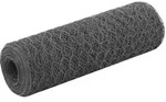 vidaXL Drahtzaun Stahl mit PVC-Beschichtung 25x0,5 m Grau