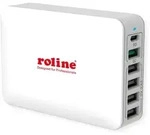 ROLINE USB Charger, 6 Port (4x USB-A, 1x USB-C, 1x USB-A QC3.0), max. 60W