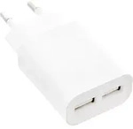 InLine&reg; USB Ladeger&auml;t DUO, Netzteil 2-fach, 100-240V zu 5V/2.1A, wei&szlig;