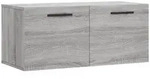vidaXL Wandschrank Grau Sonoma 80x36,5x35 cm Holzwerkstoff