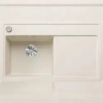 BLANCO GmbH + Co KG BLANCO ZENAR 45 S-F Einbausp&uuml;le SILGRANIT softwei&szlig; ab 45 cm