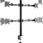 SpeaKa Professional SP-MM-540 4fach Monitorhalterung 43,2 cm (17") - 81,3 cm (32")