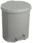 keeeper - M&uuml;lleimer mit Deckel 11,5 l, 27,5 x 29 x 32,5 cm, Nordic Grey