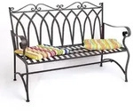 Denk Bank Sitzbank 18940 Gartenbank "Roma" aus Metall B-119 cm
