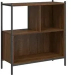 vidaXL B&uuml;cherregal Braun Eichen-Optik 72x28x77,5 cm Holzwerkstoff
