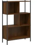 vidaXL B&uuml;cherregal Braun Eichen-Optik 72x28x109 cm Holzwerkstoff