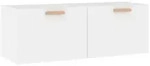 vidaXL Wandschrank Wei&szlig; 100x36,5x35 cm Holzwerkstoff