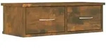 vidaXL Wandschrank R&auml;uchereiche 60x26x18,5 cm Holzwerkstoff