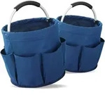 Maximex Universal Reinigungs Caddy 16 l, Blau, 2er Set, mit 6 Au&szlig;entaschen f&uuml;r