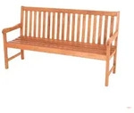 Merxx Santos Bank, 3-sitzig, 150 x 50 cm, Eukalyptus