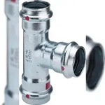 VIEGA T-St&uuml;ck Prestabo Stahl verzinkt 42mm
