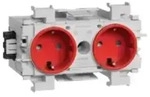 Tehalit Steckdose 2-fach rt GS2001 vrt GS20013020