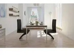 vidaXL Esszimmerst&uuml;hle 2 Stk. Schwarz Kunstleder